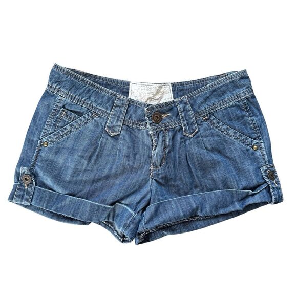 Y2K Dollhouse Blue Micro Shorts 3 - Picture 1 of 6